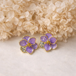Aretes Orquídea Lavanda
