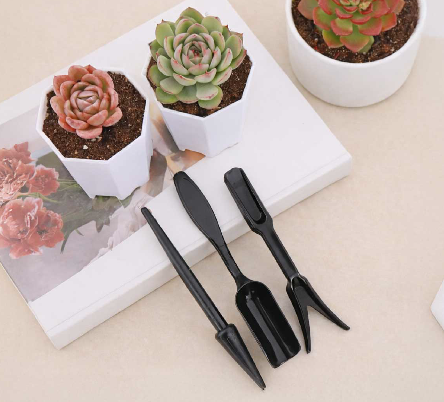 Herramientas de Jardinería Negro