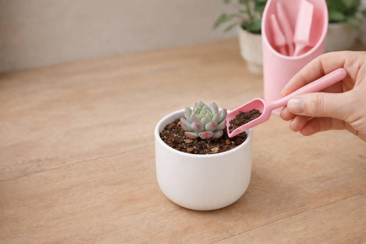 Herramientas de Jardinería Rosa