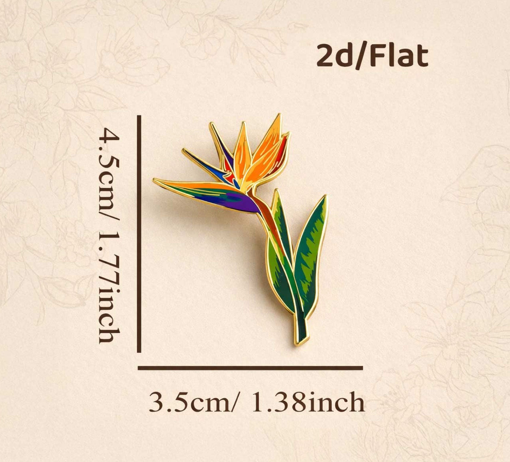 Pin 2D  Ave del Paraíso